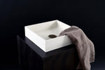 Bespoke Minimalist Rectangular Washbasin with Slim Profile and Custom Sizing Options .