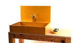 QO Design Backsplash : Bespoke Rectangular Sink with Matching Backsplash