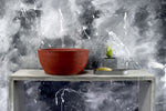 Red Concrete Bathroom Sink / Colored Sink / Top Washbasin - robertotiranti.shop