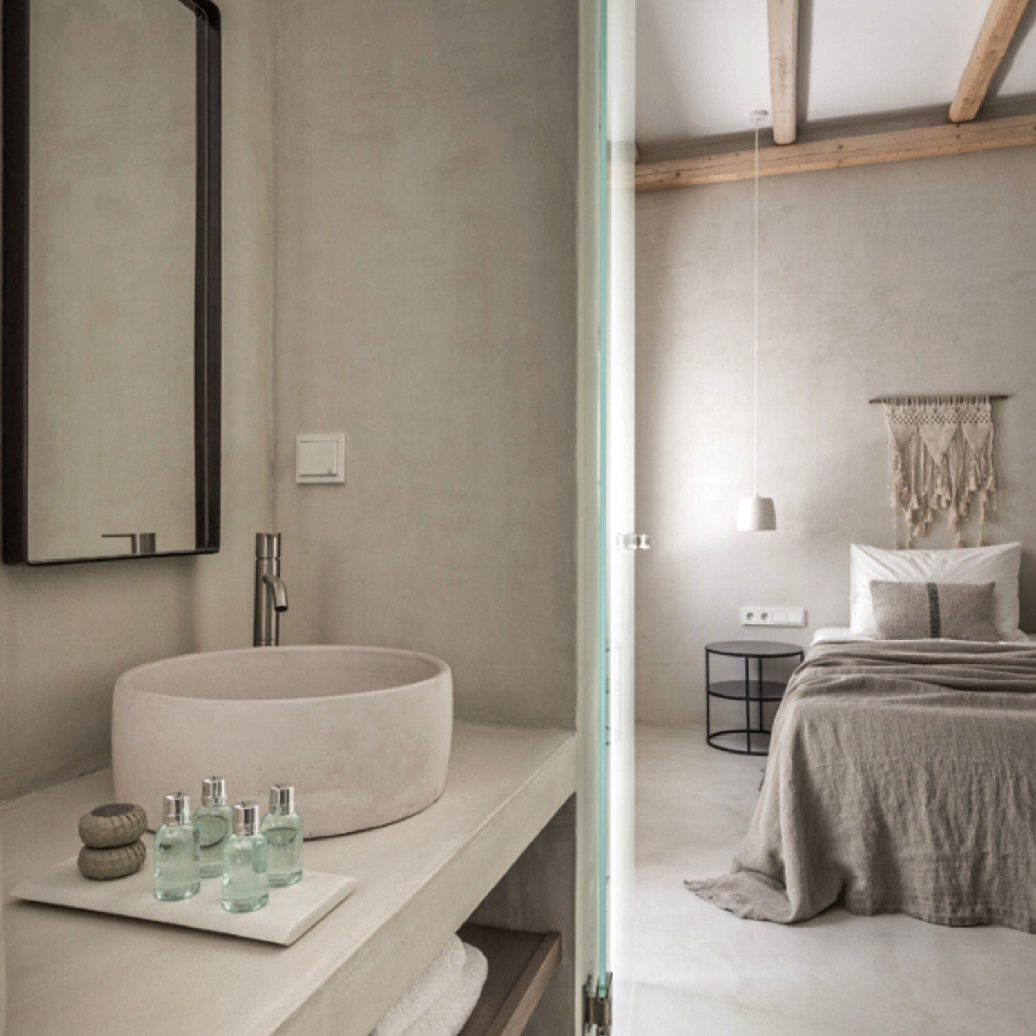 OI Washbasin - Round Concrete Vessel Sink - robertotiranti.shop