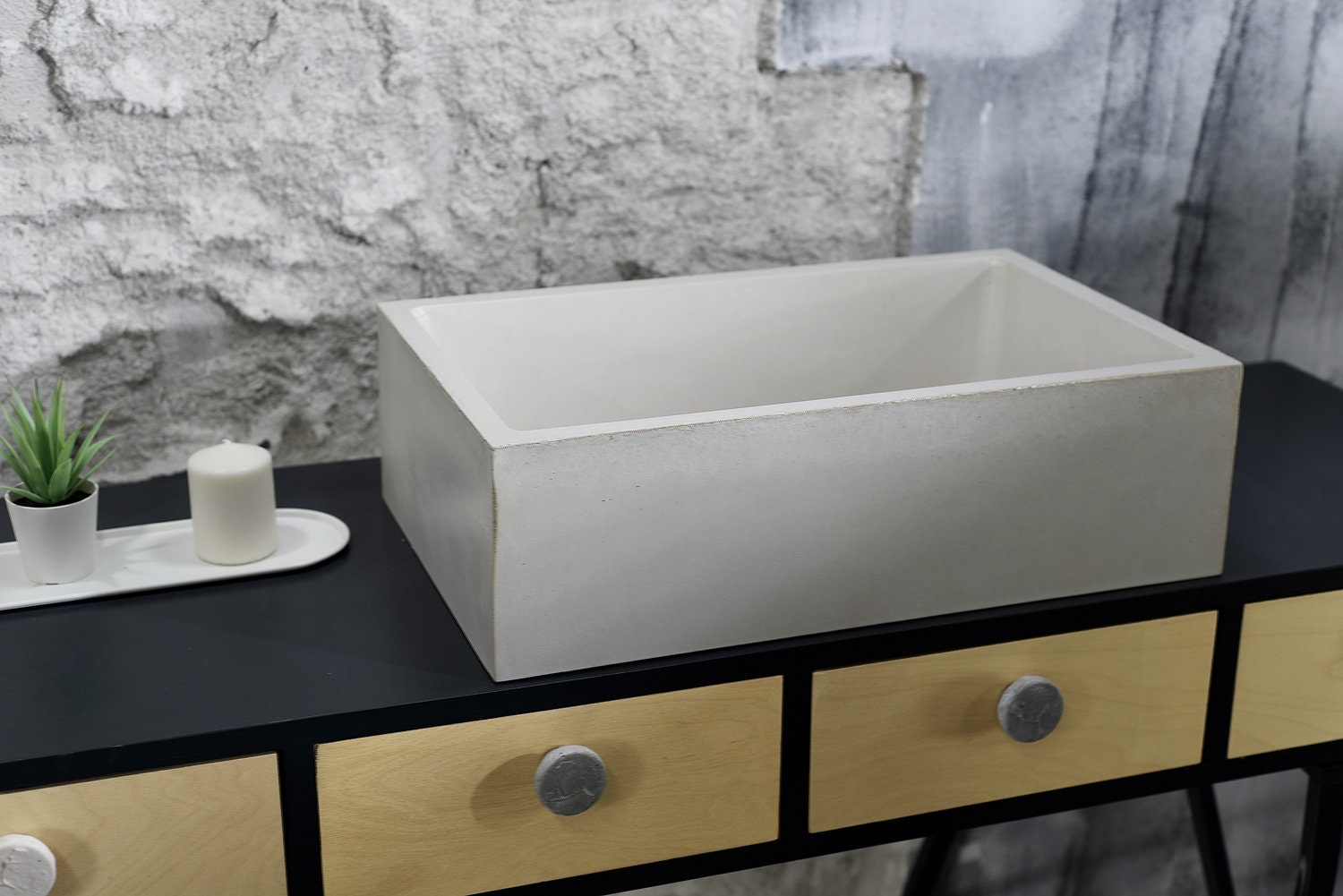 White Top Washbasin / Colored Sink Vessel - robertotiranti.shop