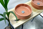 Orange Bathroom Sink / Concrete Bowl - robertotiranti.shop