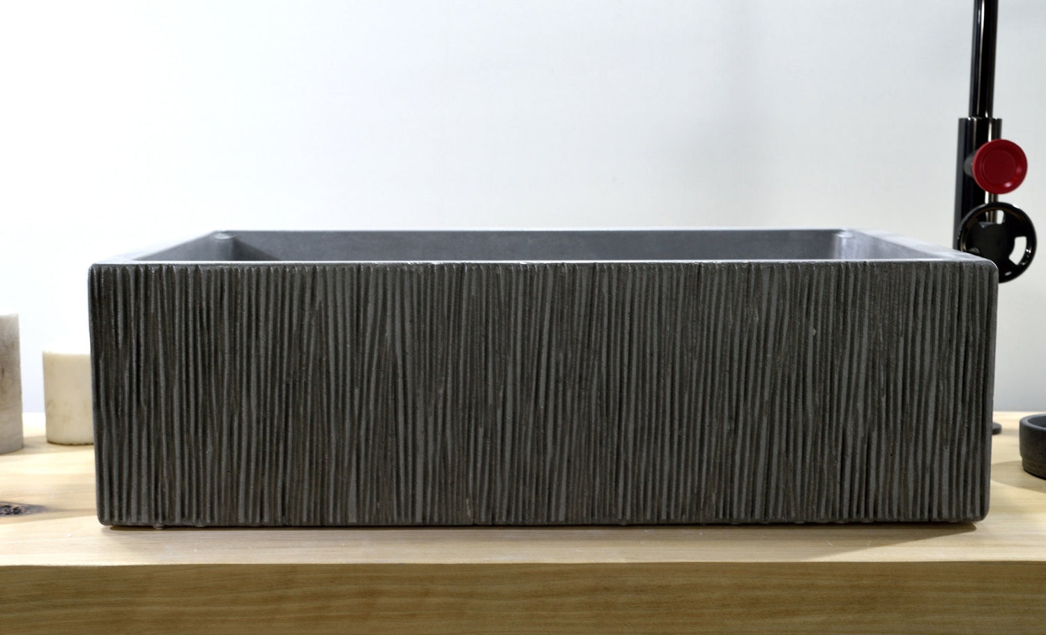 Textured Exterior Rectangular Washbasin , Bathroom Sink Vanity - robertotiranti.shop