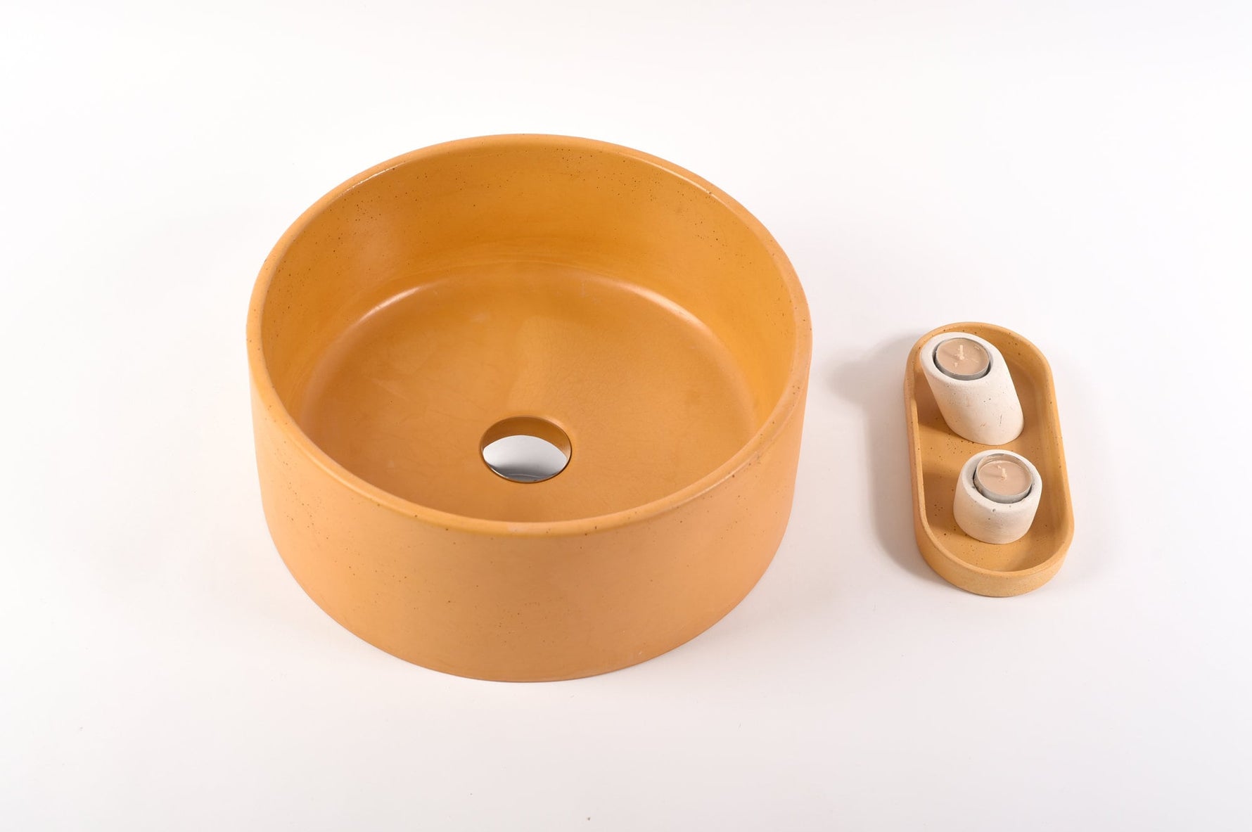 Oi Washbasin - Yellow Bathroom Sink - robertotiranti.shop