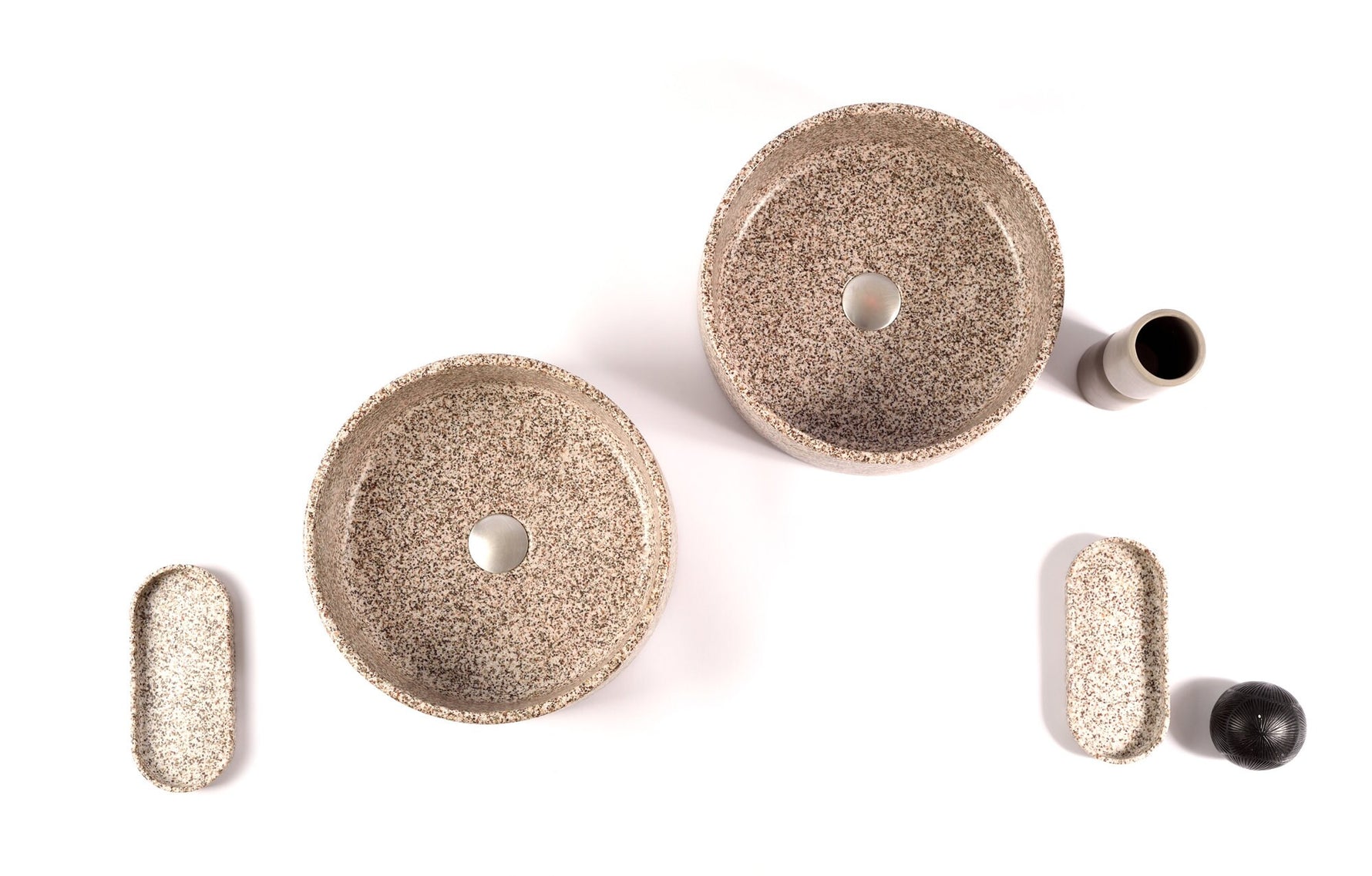 Oi Washbasin: Terrazzo Bathroom Vessel - robertotiranti.shop