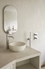 The Calice Washbasin - Bathroom Round Sink in Ivory Color - robertotiranti.shop