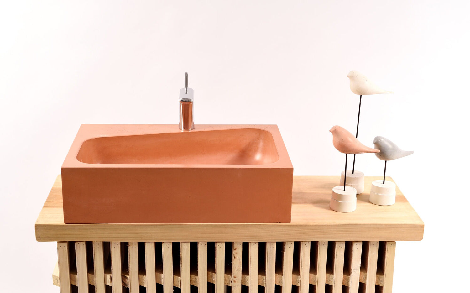 EPITOMI - NEW Modern Rectangular Counter Top Bathroom Sink - robertotiranti.shop
