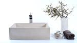 QO Design Sleek Rectangular Washbasin: Elegant Design with Functional Back Ledge - robertotiranti.shop