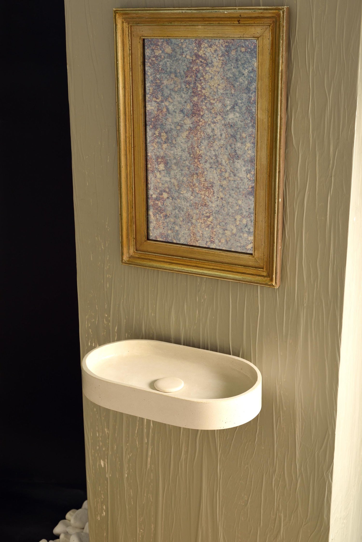 ARPA - The Minimalist Oval Washbasin, Wall Mount Oval Sink