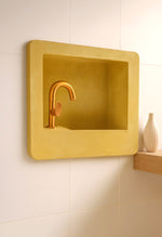 The Tiranti Sink – Handmade Concrete Bathroom Sink | Minimal Wall-Mounted Design | Architectural Modern Basin