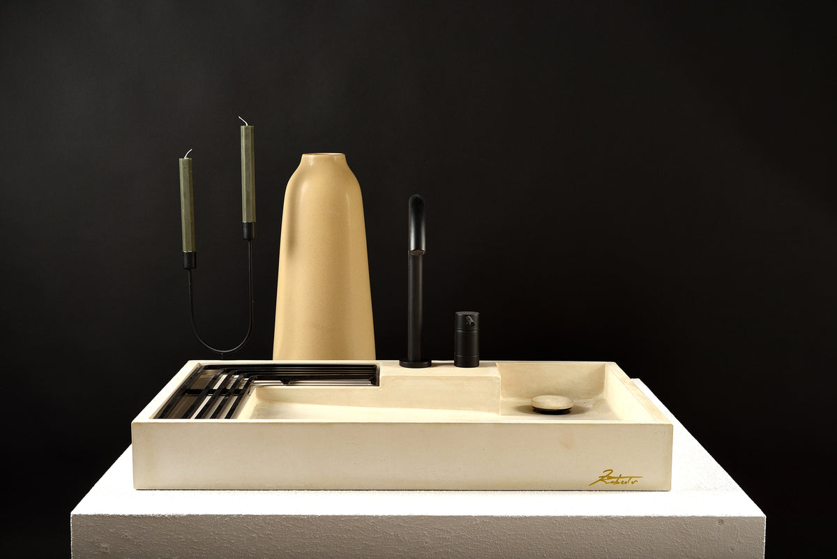 DORIAN ATRIUM Concrete Sink | Handmade Architectural Bathroom Basin |