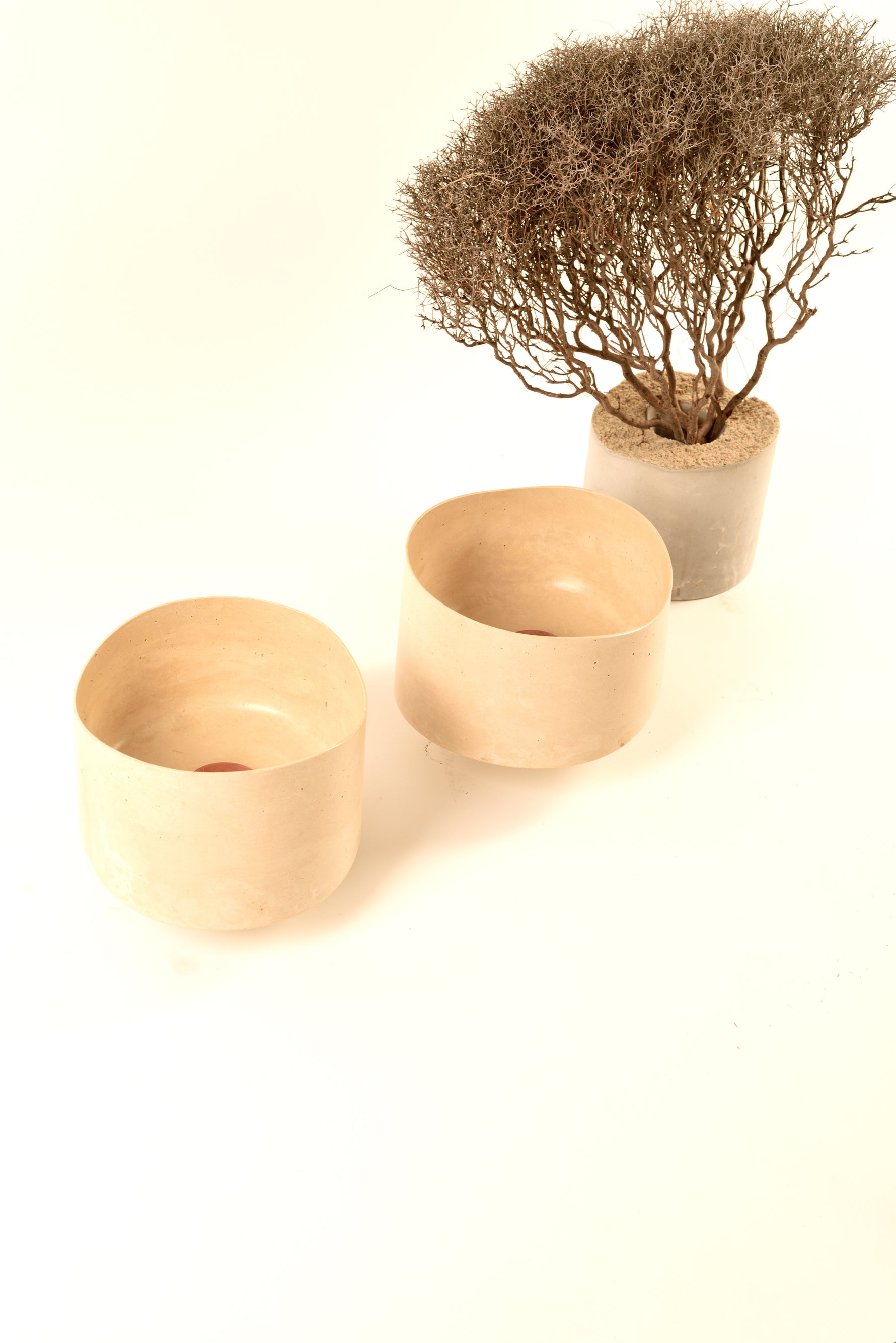 Libby Extra Small Sink: The Waveform Stone Washbasin - Bespoke Collection - robertotiranti.shop