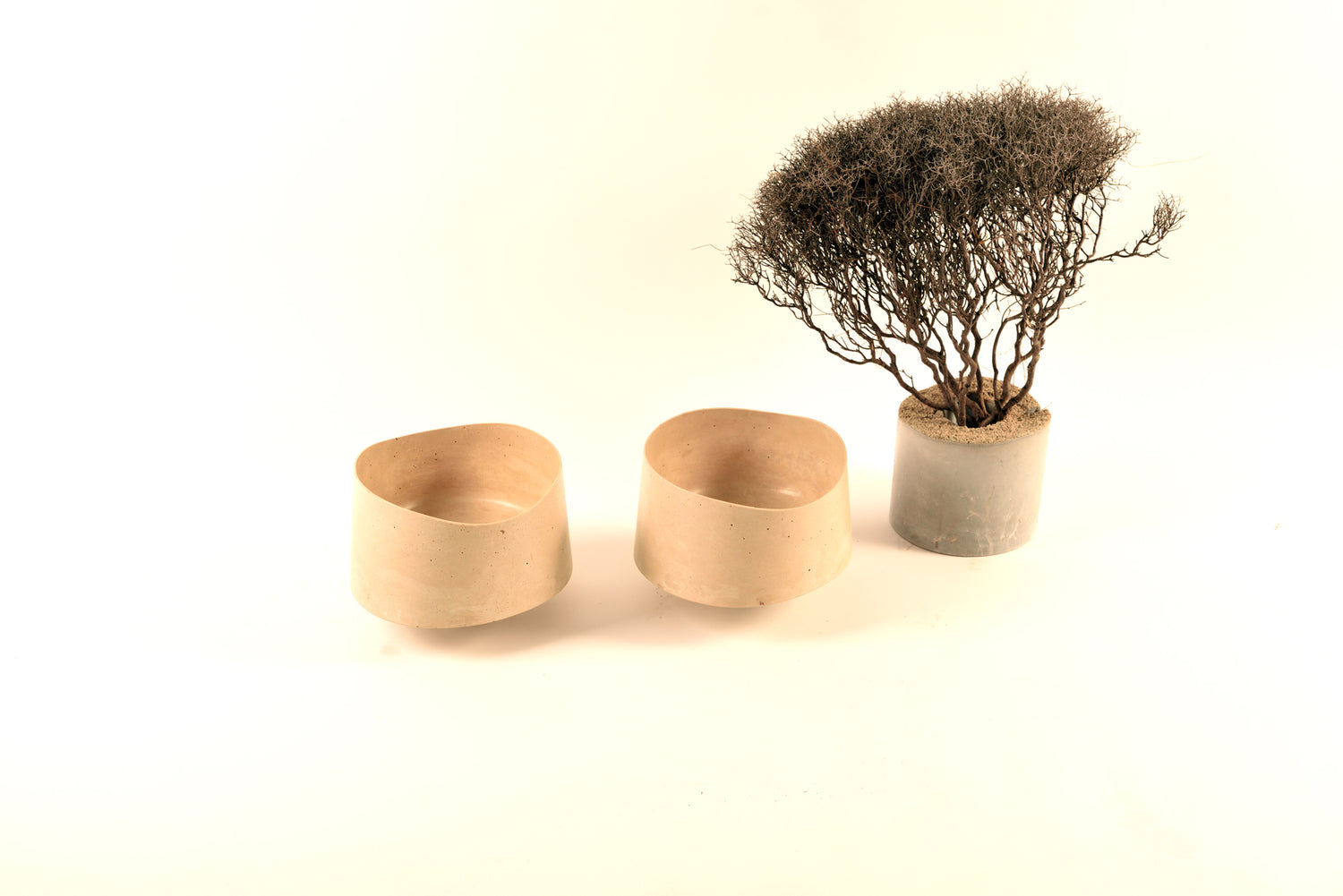 Libby Extra Small Sink: The Waveform Stone Washbasin - Bespoke Collection - robertotiranti.shop