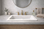 Drop-In Concrete Sink – Off-White Satin Finish - robertotiranti.shop