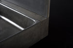 Plint Concrete Sink with Backsplash Extension – Designed for Long-Spout Faucets - robertotiranti.shop