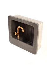 The Tiranti Sink – Handmade Concrete Bathroom Sink | Minimal Wall-Mounted Design | Architectural Modern Basin - robertotiranti.shop