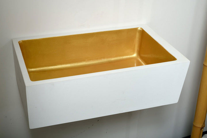 Irio - Gold Bathroom Sink - robertotiranti.shop