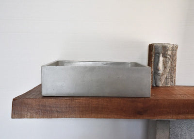 Plint 40 - Grey Concrete Vessel Sink - robertotiranti.shop