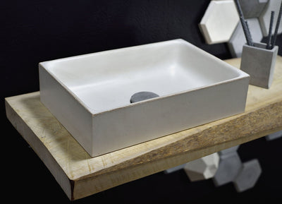 Plint 40x30 - Ivory Bathroom Sink - robertotiranti.shop