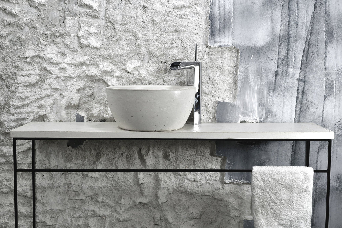 Beneba -  White Concrete Sink - robertotiranti.shop