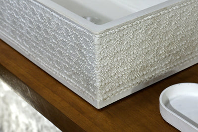 Morphi - White Concrete Bathroom Sink - robertotiranti.shop