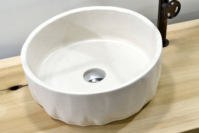 Flut - White Concrete Sink - robertotiranti.shop
