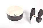 Black and White Bathroom Sink - robertotiranti.shop